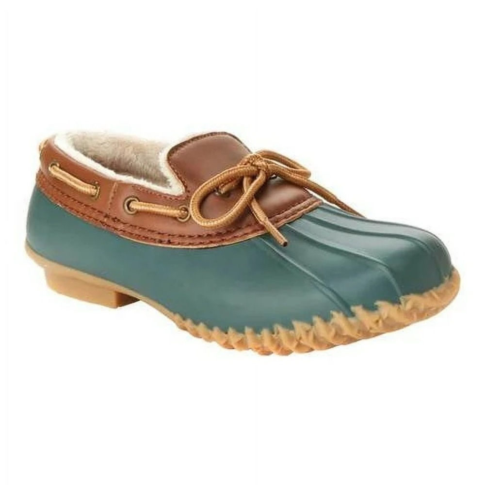 JBU Duck Boots - Green and Brown